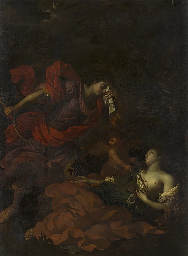 Il giovane - Cephalus and the Dying Procris_Royal_Collection
